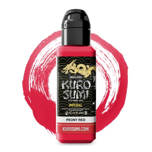 Kuro Sumi Imperial Tattoo Ink - Peony Red 22ml